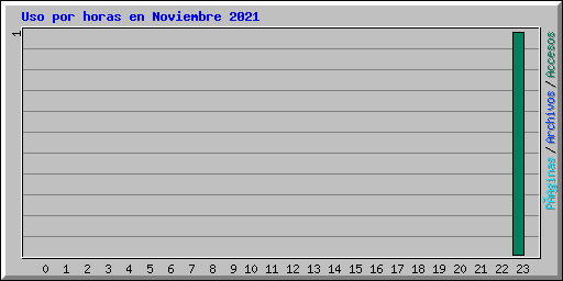 Uso por horas en Noviembre 2021